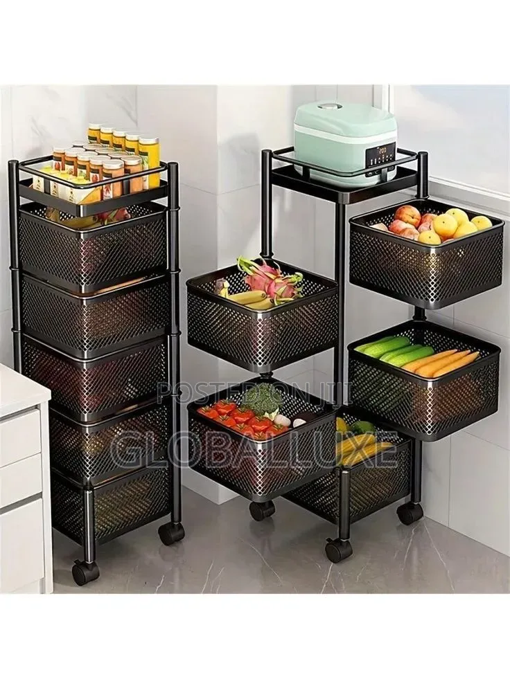 Multi-Layer Foodstuff Kitchen Rack