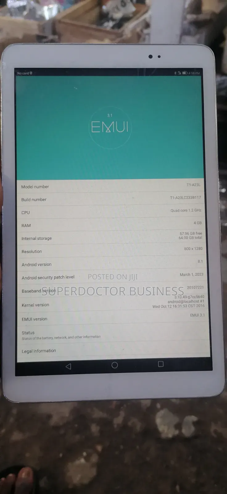 Huawei MatePad 10.8 64 GB Silver