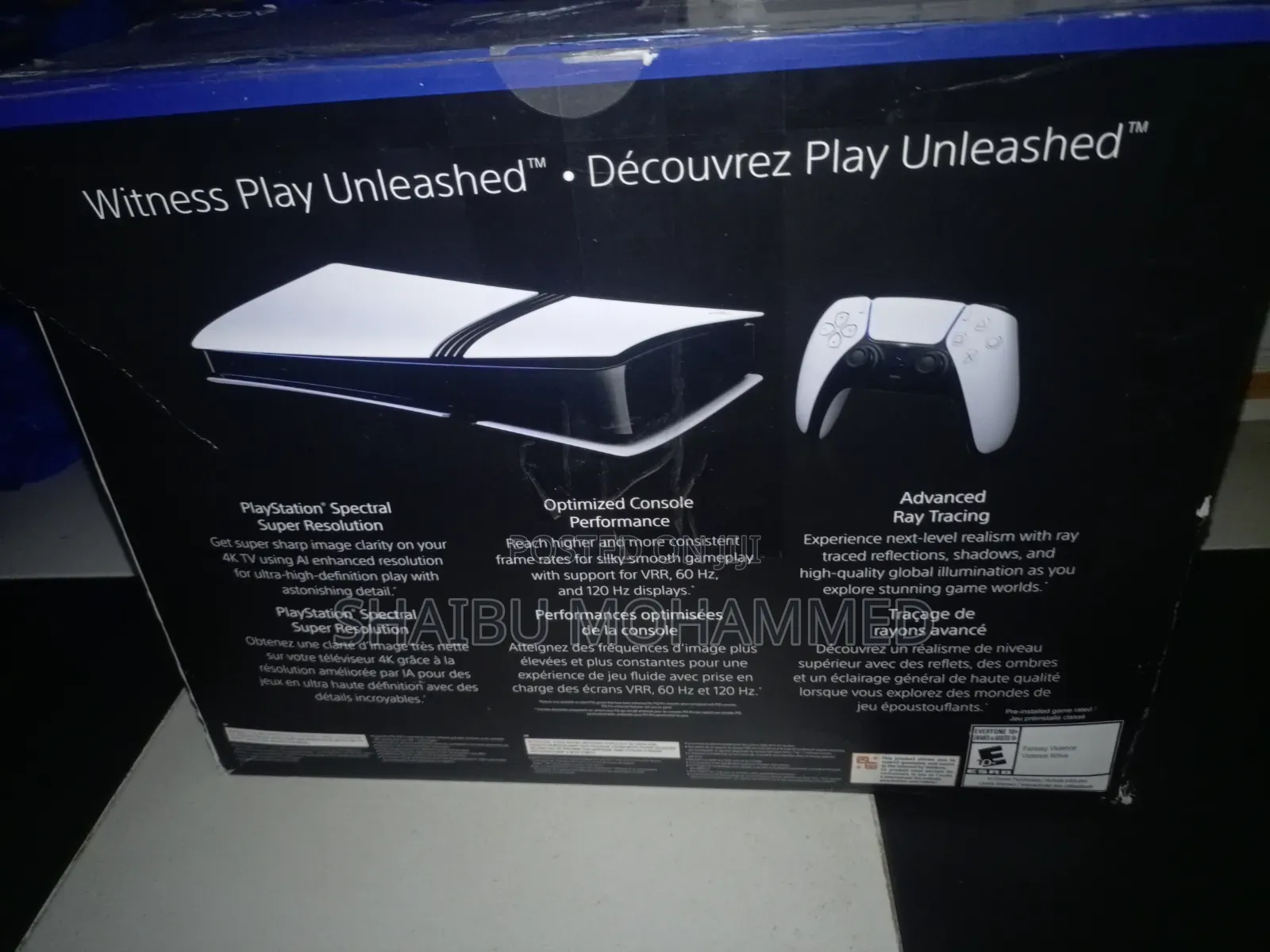 Ps5 Pro in Box (Fc26 and 10 Games)