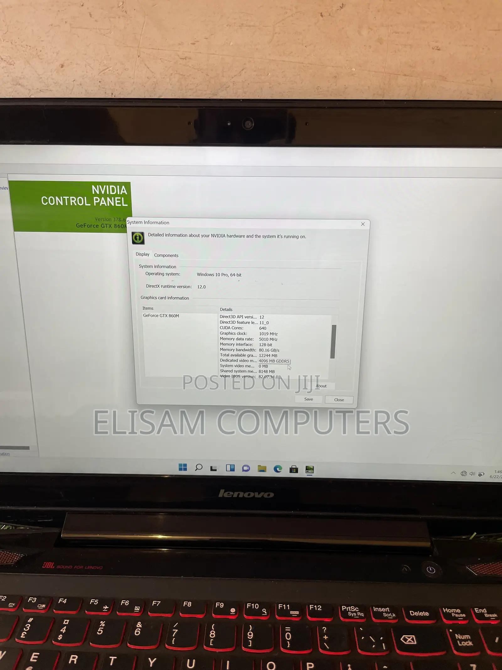 Laptop Lenovo Y50 16GB Intel Core i7 HDD 1T