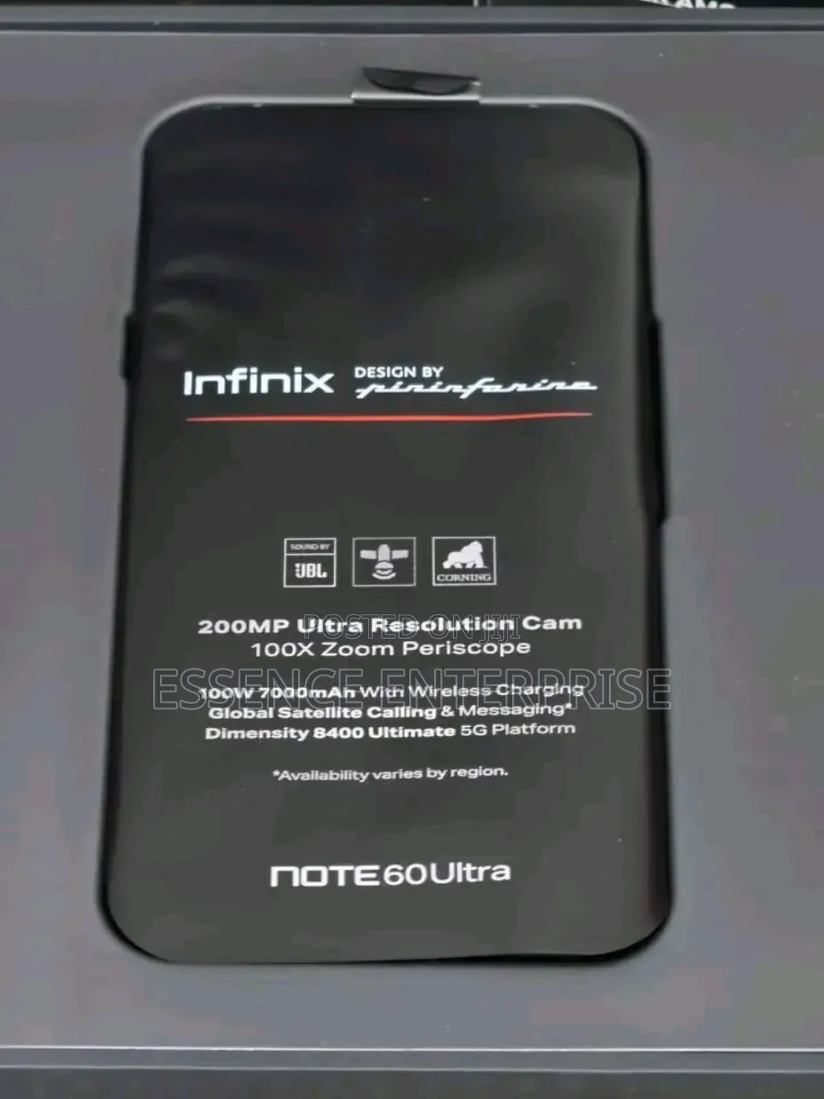 New Infinix Note 60 Pro 256 GB Black