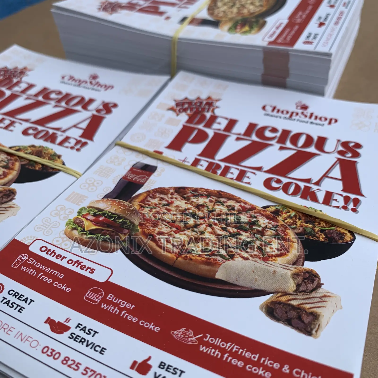 Flyer Printing Service-100pcs