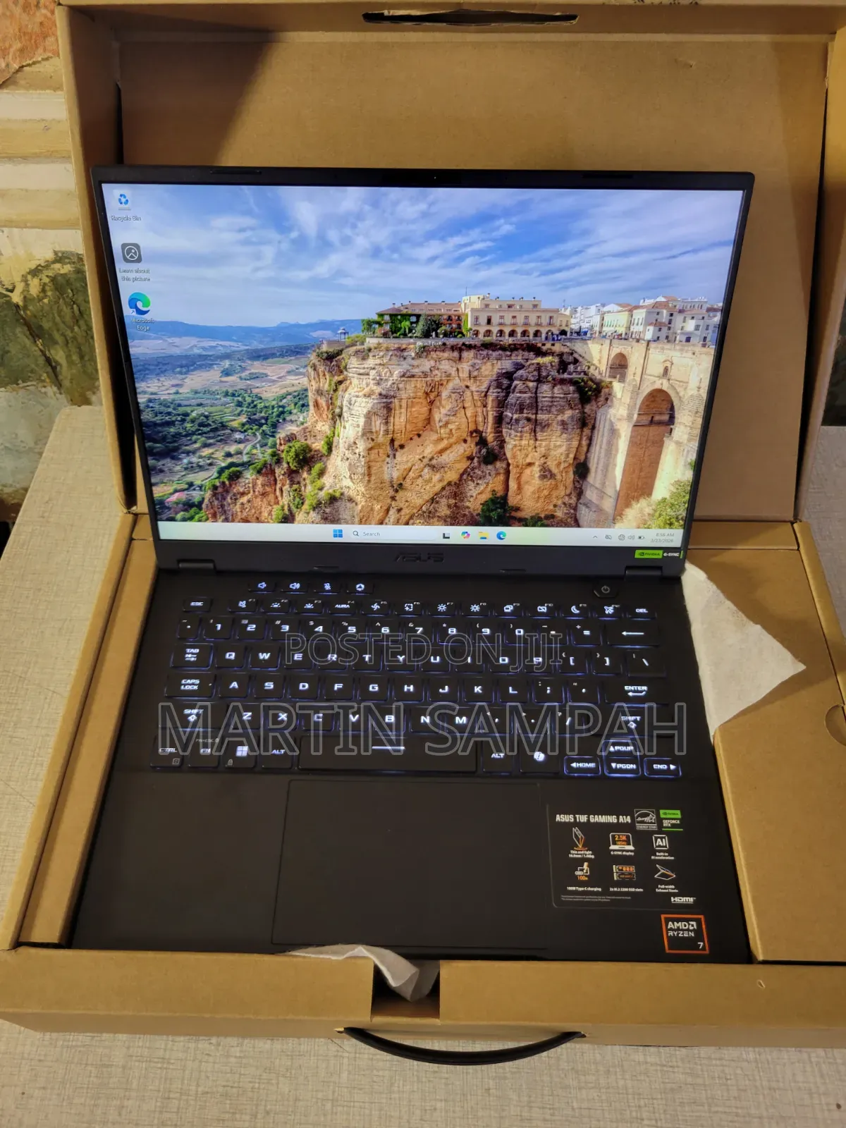 Laptop Asus TUF Gaming F16 16GB AMD Ryzen 7 SSD 512GB