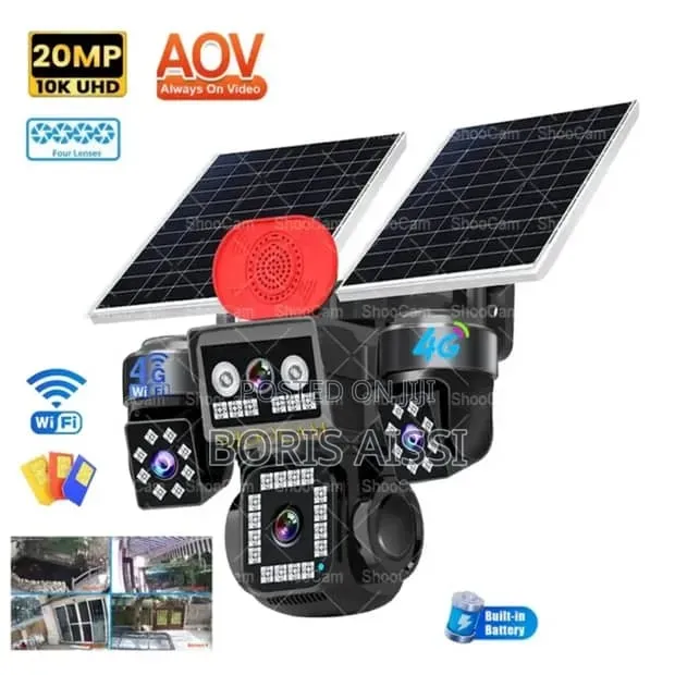 3 Lens 5g CCTV Camera