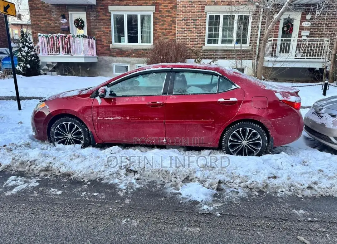 Toyota Corolla S Plus 4dr Sedan (1.8L 4cyl CVT) 2016 Burgundy