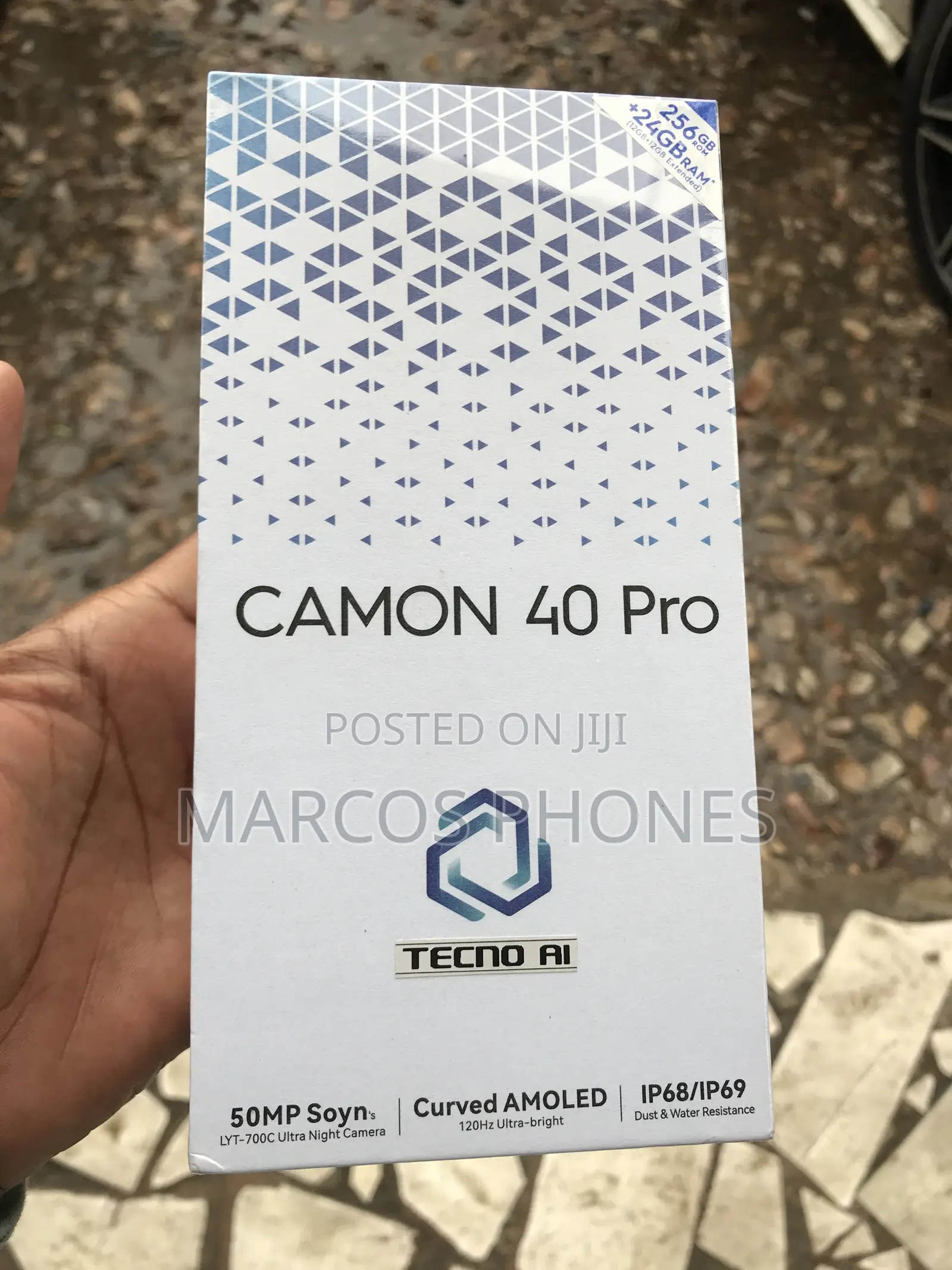 New Tecno Camon 40 Pro 5G 256 GB Black