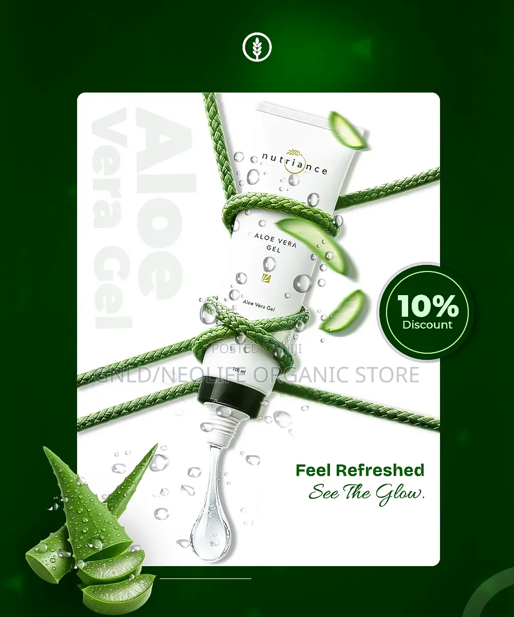 Aloe Vera Gel Organic Skin Care Product