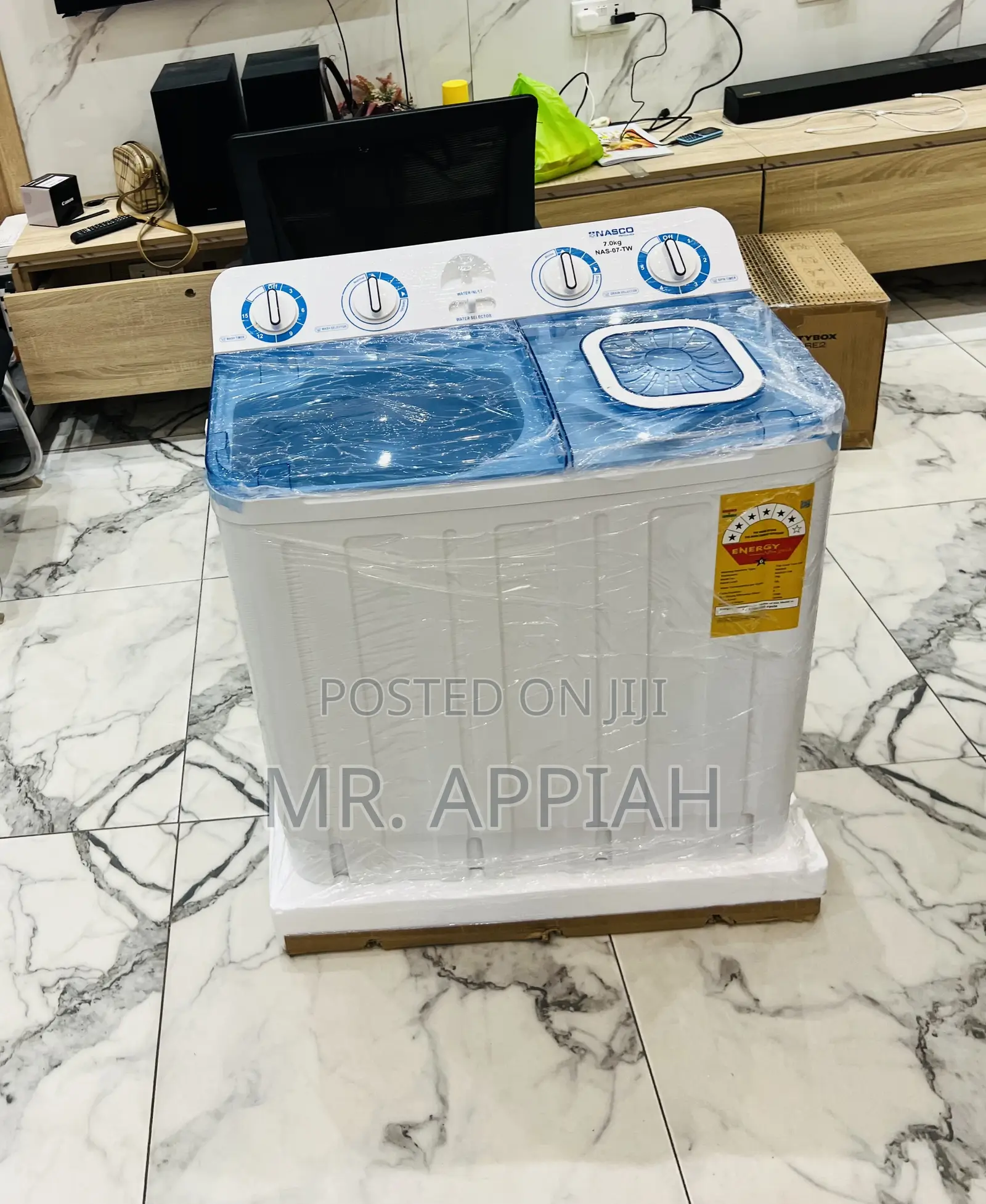 Classic Nasco 7kg Spin Dry Washing Machine 