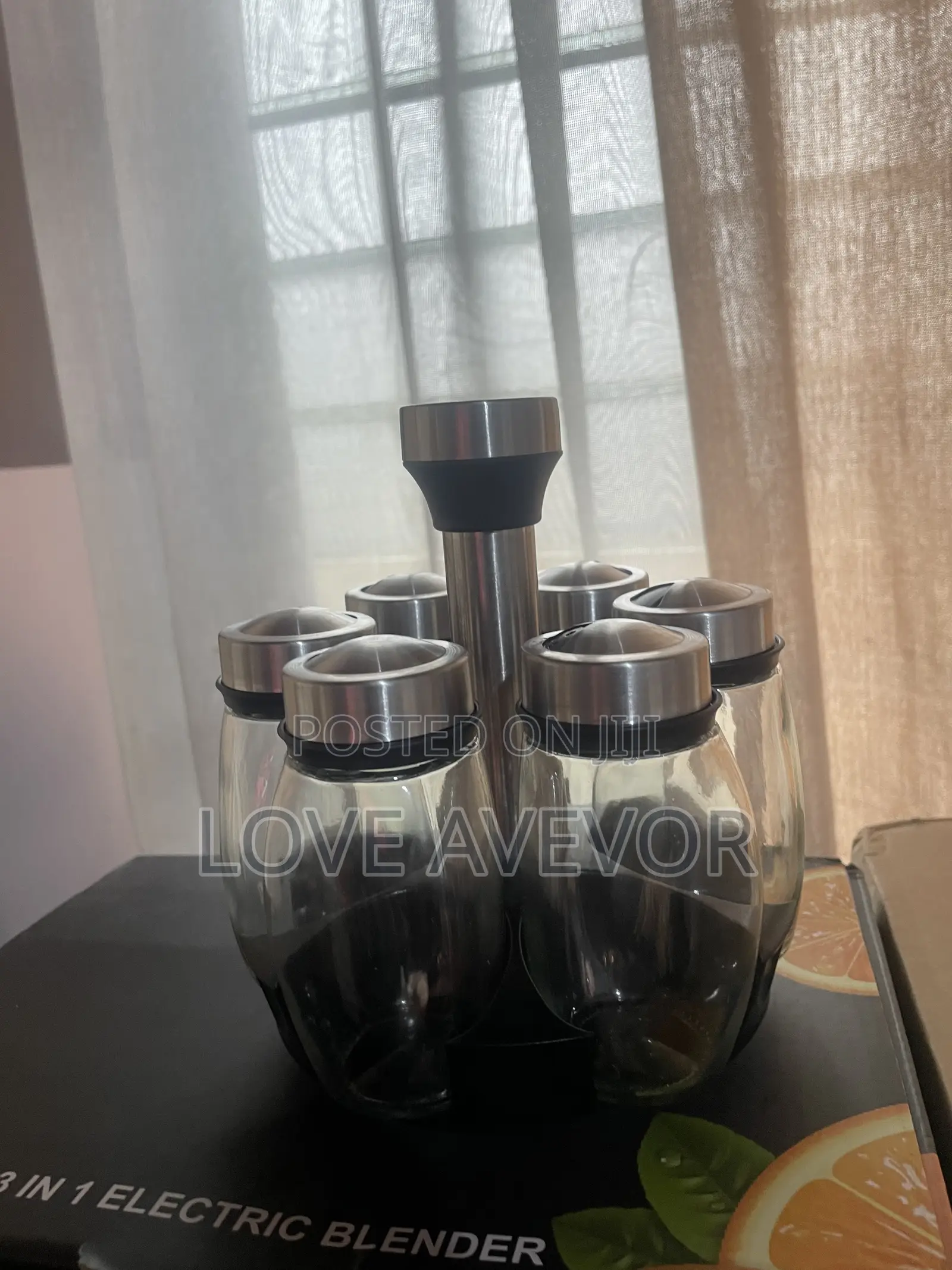 6in1spices Container And It Rotator
