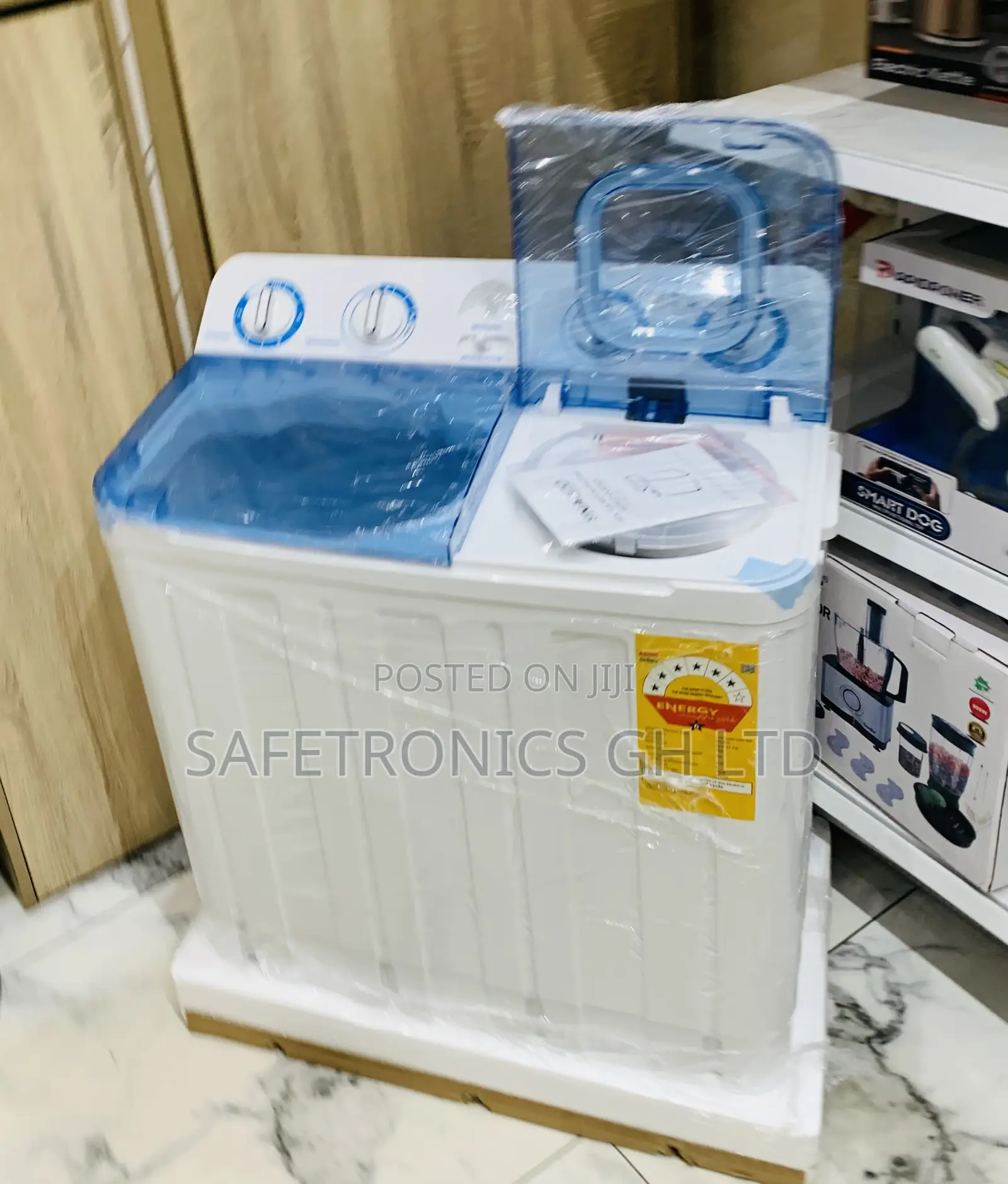 Original White Nasco Twin Tub Washing Machine 7kg-Nas-07-Tw