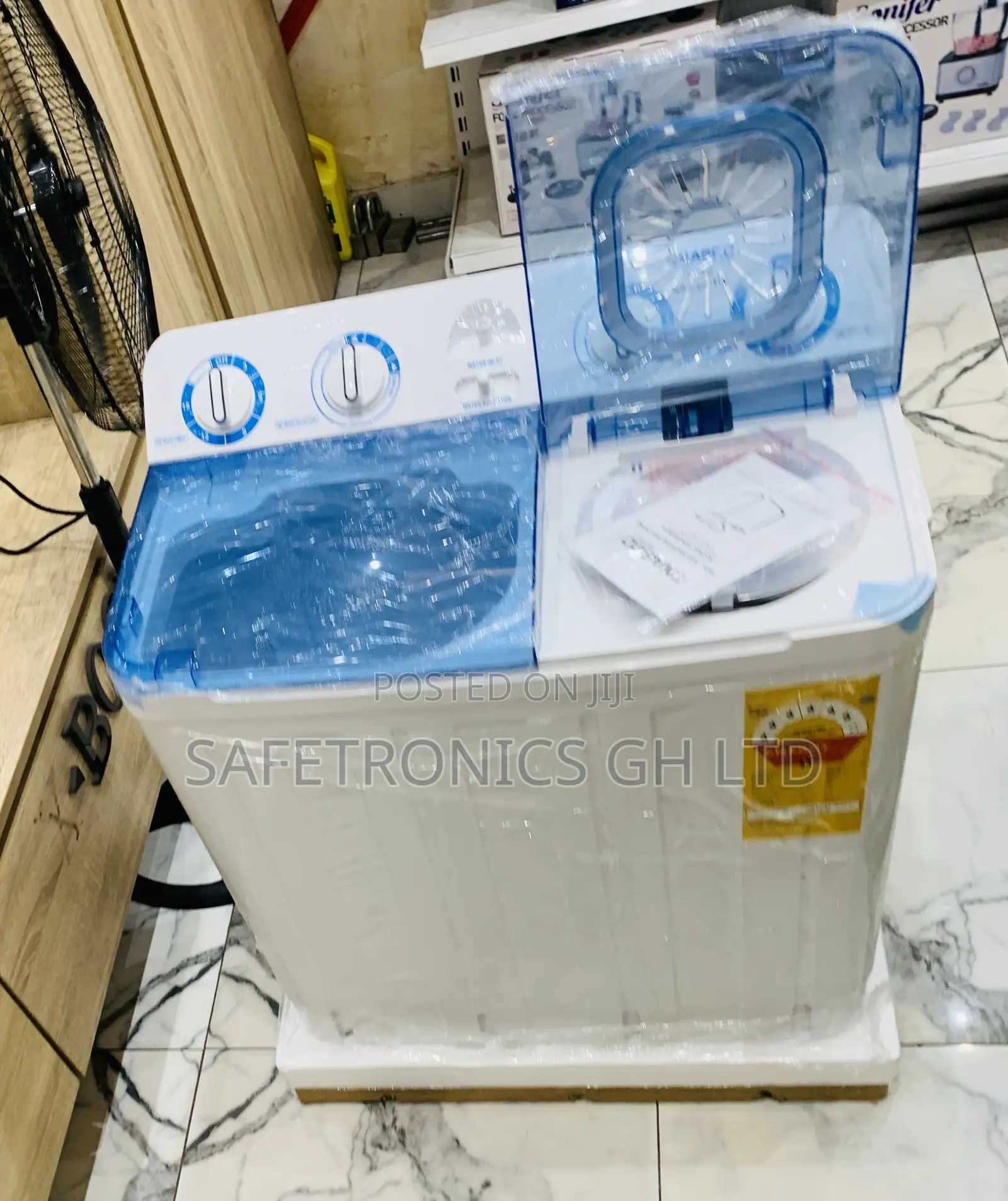 Get Accurate Nasco Twin Tub Washing Machine 7kg-Nas-07-Tw