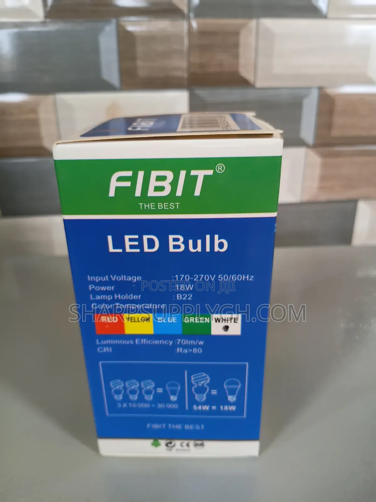 18w Fibit Round Bulb