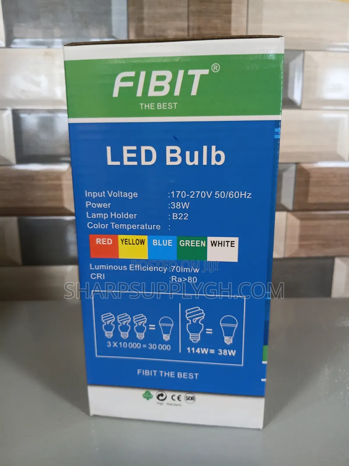 38w Fibit Round Bulb