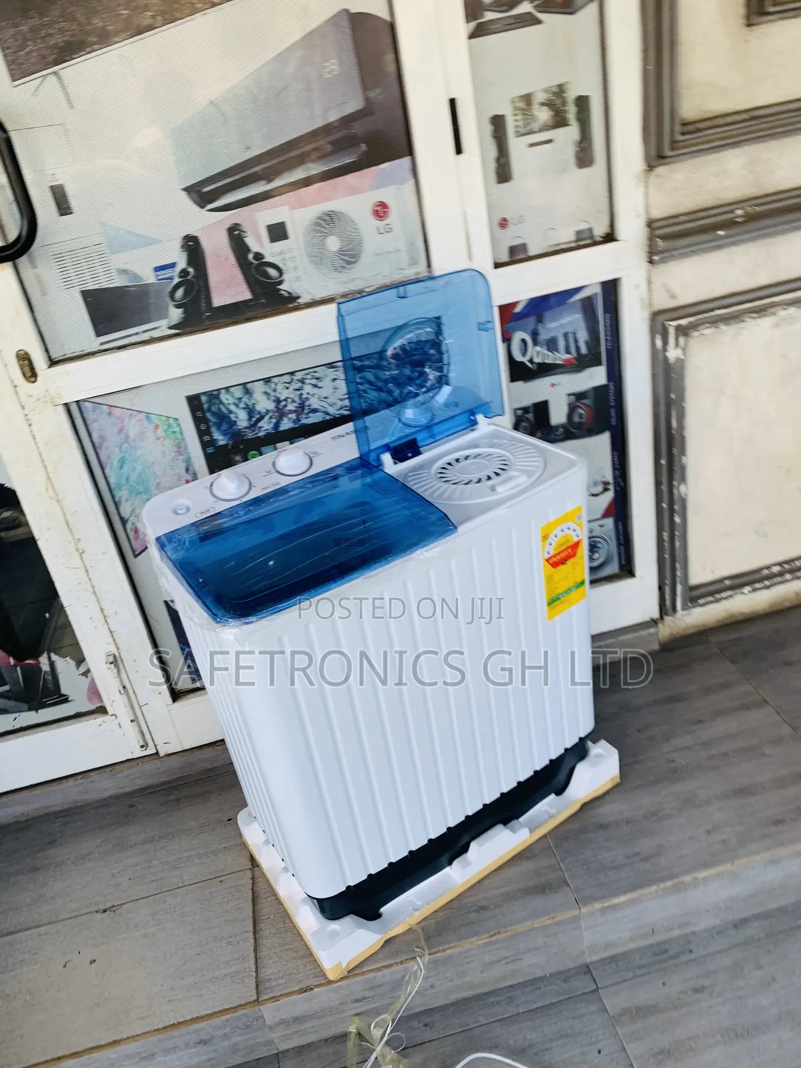 Affordable Sleek Nasco Washing Machine Semi Automatic 8 Kg White