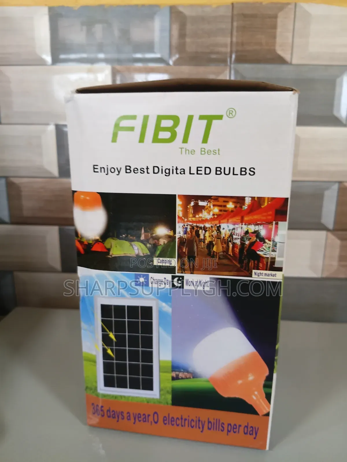50w Fibit Solar Charging Bulb