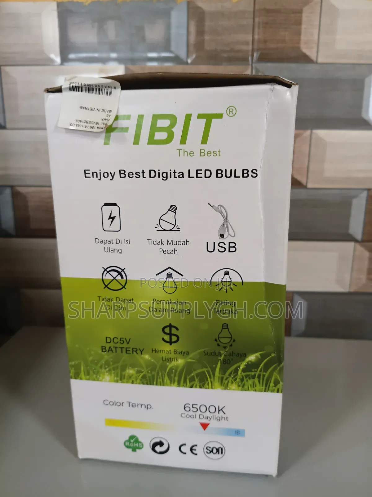 50w Fibit Solar Charging Bulb