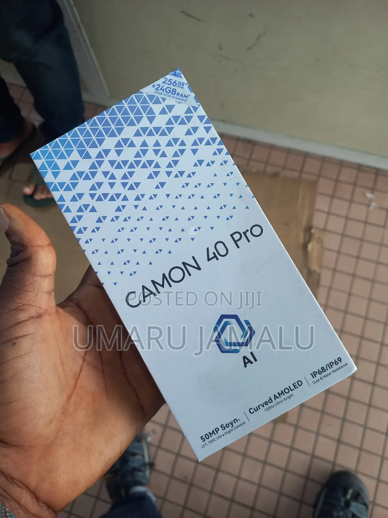 New Tecno Camon 40 Pro 5G 256 GB Black