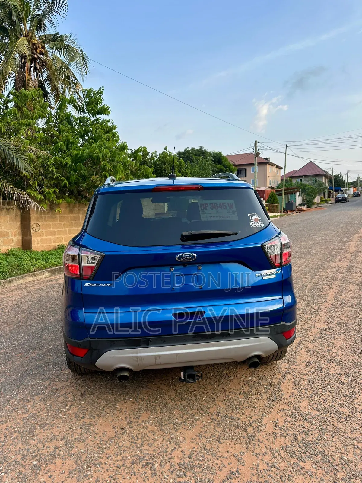 Ford Escape Titanium 4x4 2017 Blue