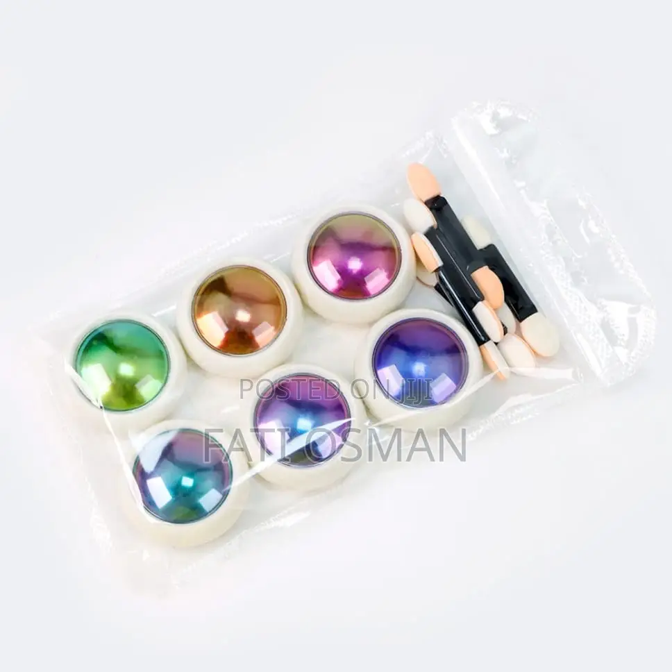 1set Holographic Chrome Nail Glitter Shiny