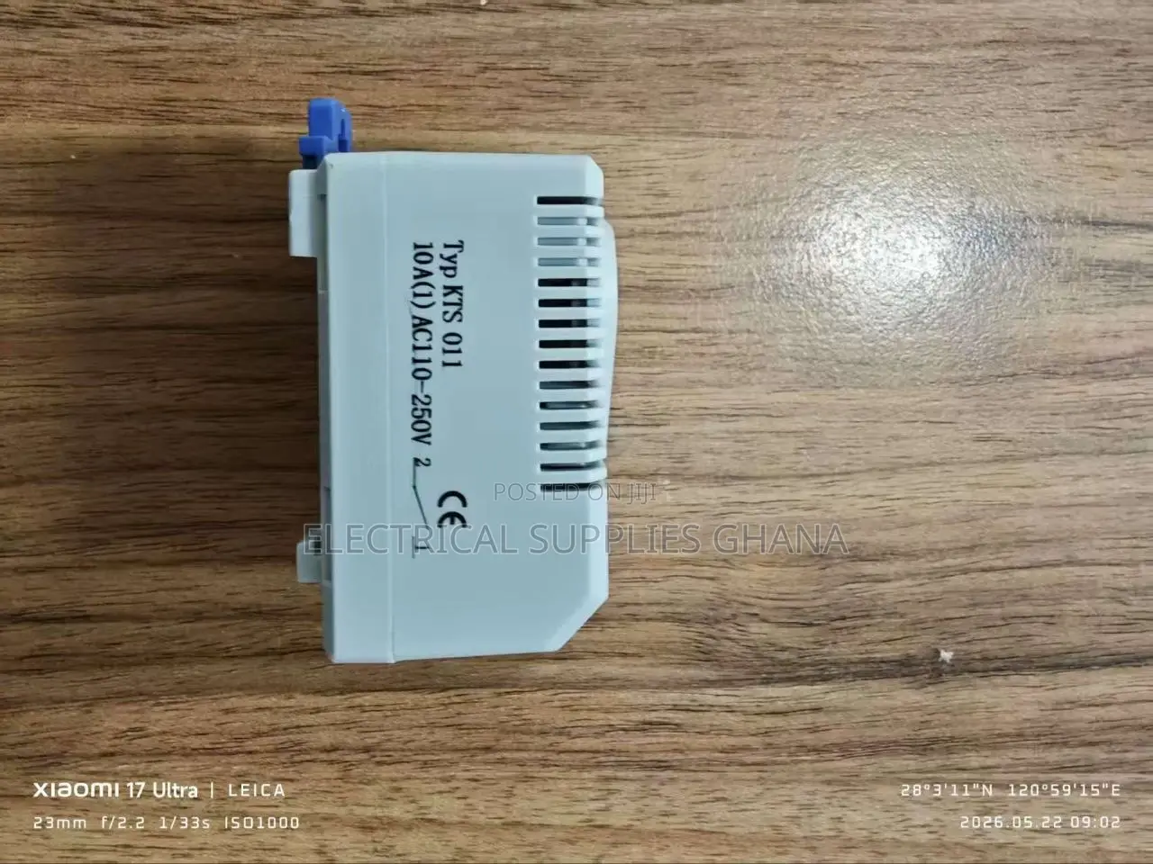 Kts011 0-60°c Compact Mechanical Thermostat for Electrical Panels