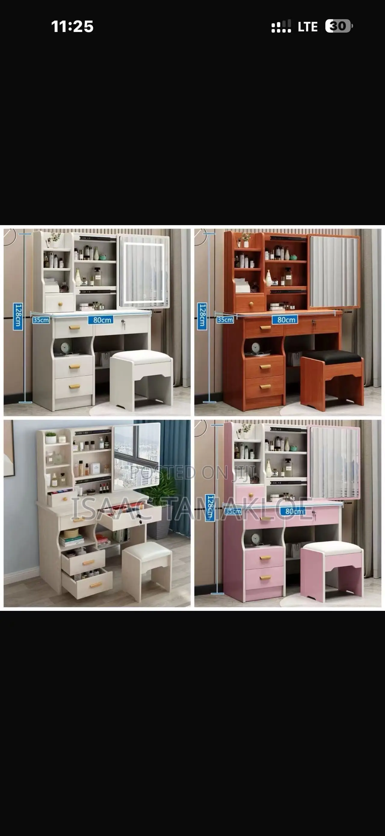 Luxurious Dressing Tables / Vanity Table With Led Light