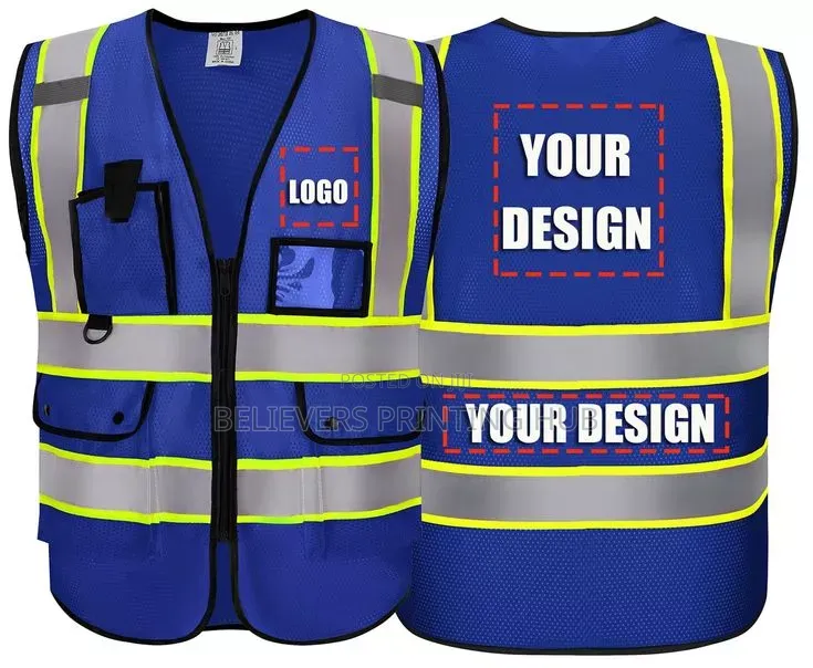 Quality Reflector Vest Printing