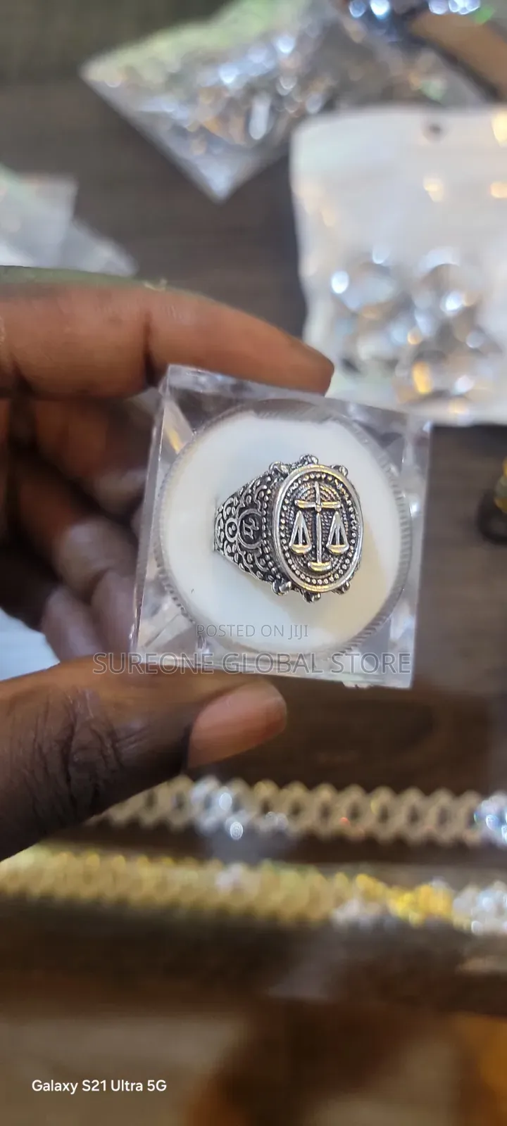 The Scales of Justice Rings