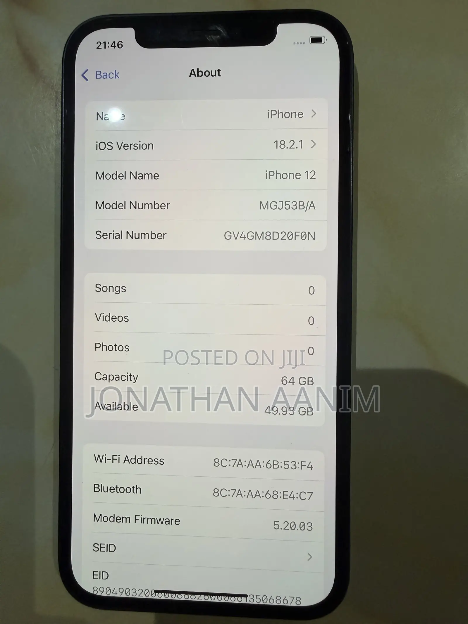 Apple iPhone 12 64 GB Blue