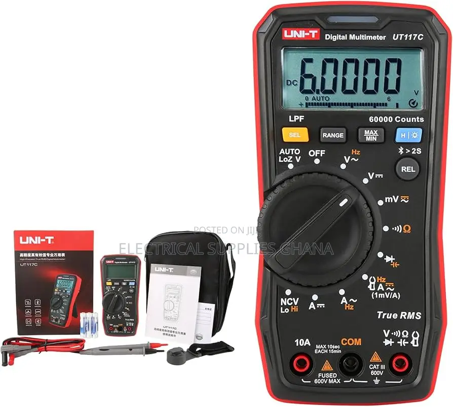 Uni-T Ut117c High-Precision True RMS Digital Multimeter