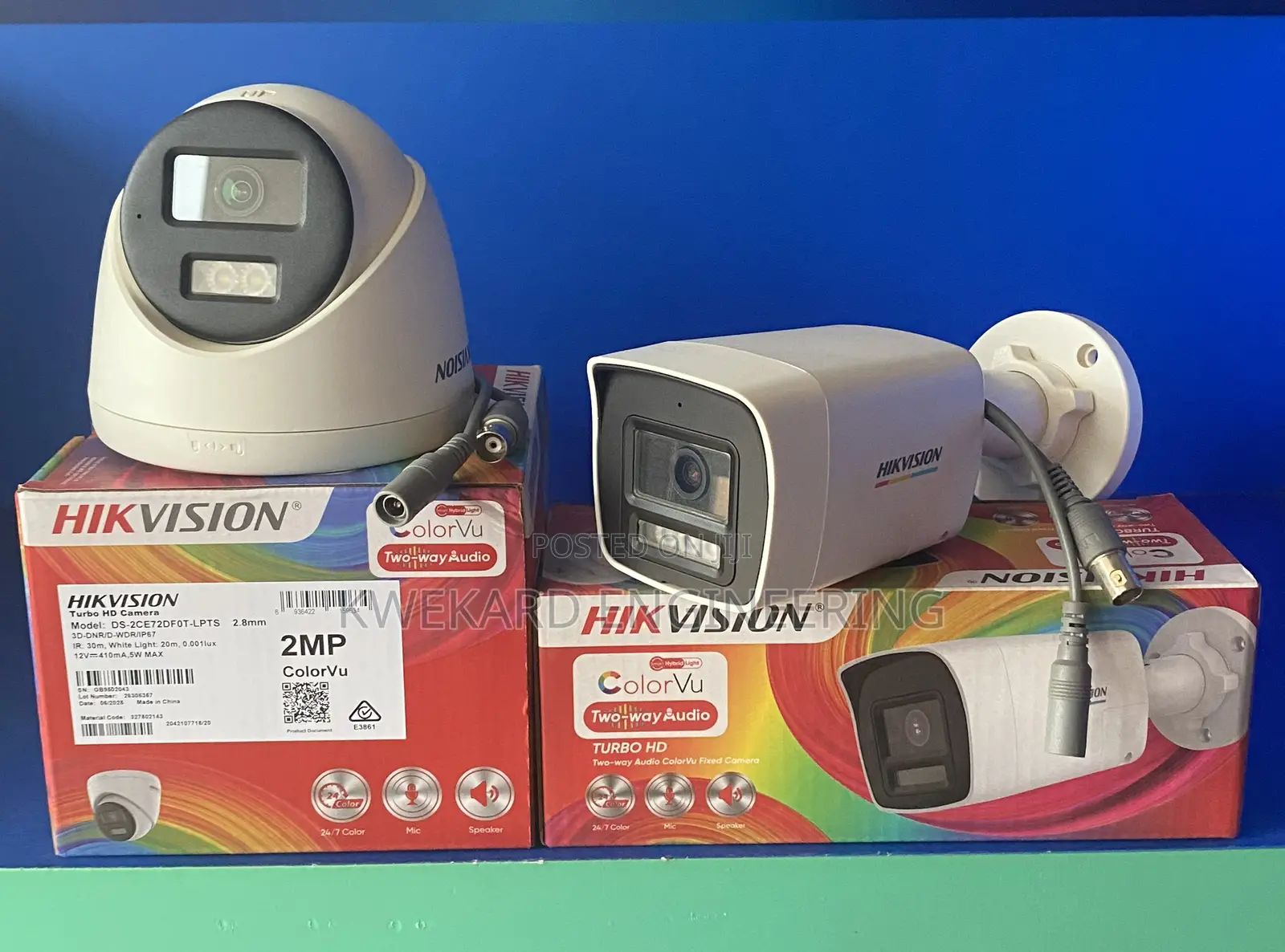 Hikvision Turbo Hd Colorvu and Two-Way Audio Camera