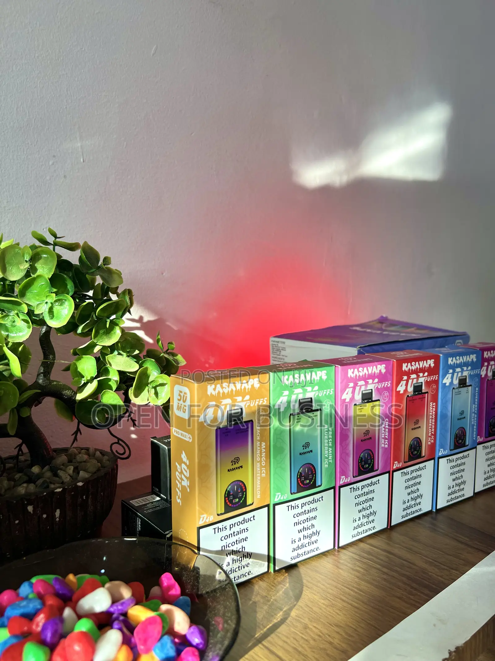 Kasavape 40,000 Puffs | Vape - Accra | Switch 2 Flavours in 1Device
