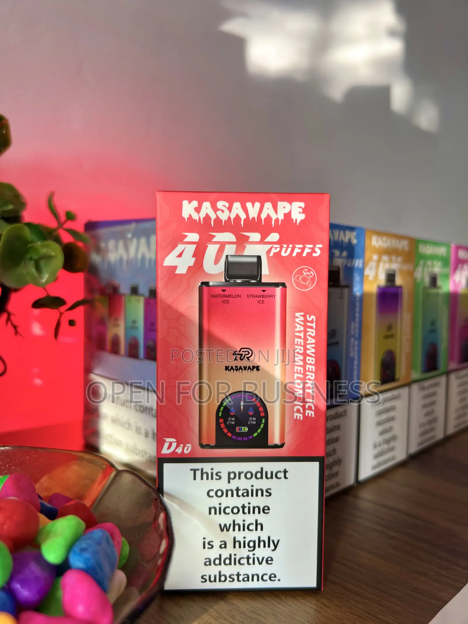 Kasavape 40,000 Puffs | Vape - Accra | Switch 2 Flavours in 1Device