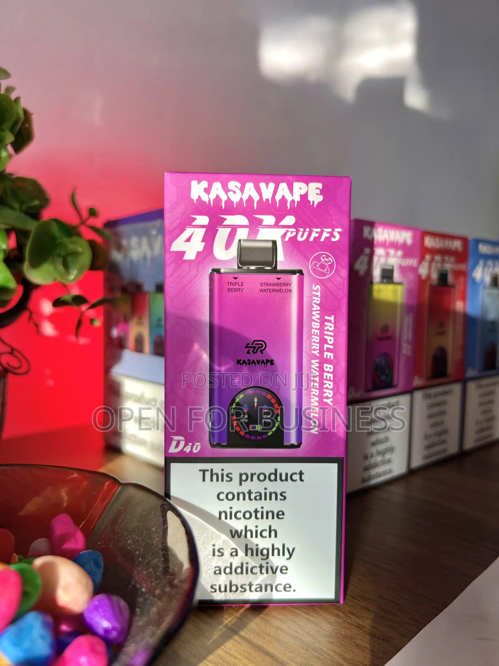 Kasavape 40,000 Puffs | Vape - Accra | Switch 2 Flavours in 1Device