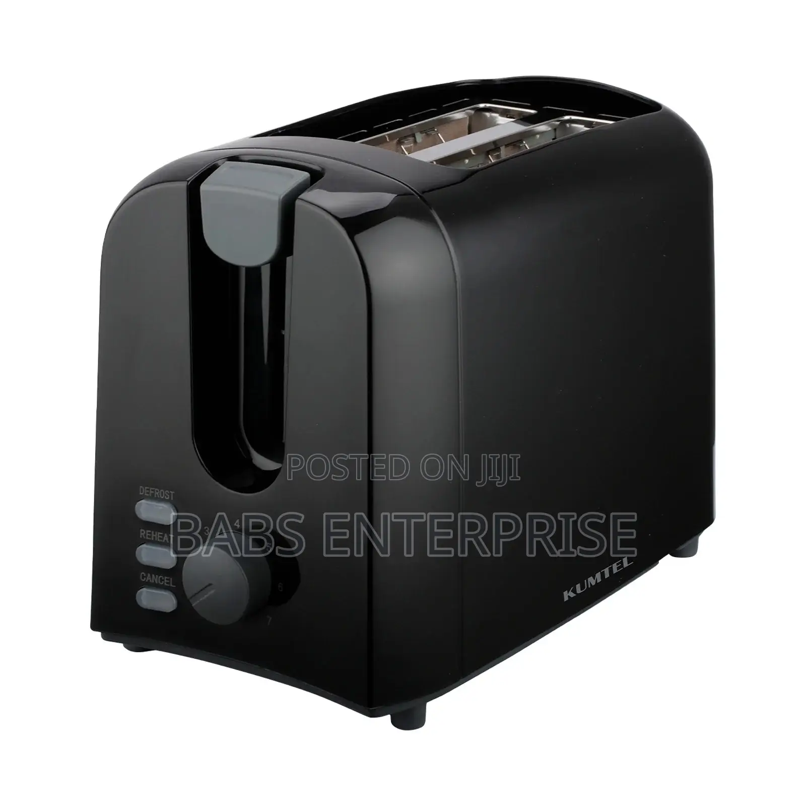 Kumtel Toaster 2 Slices 700 W Black HTS-01