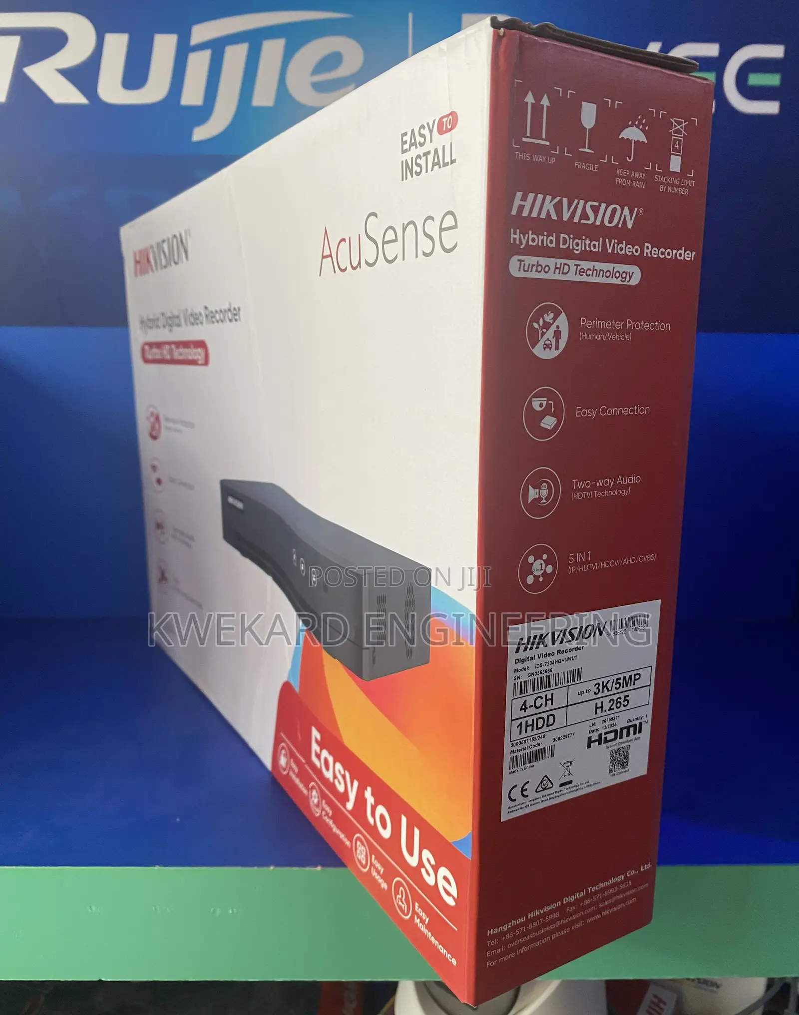 Hikvision 4 Channel Hybrid Digital Video Recorder (Dvr)