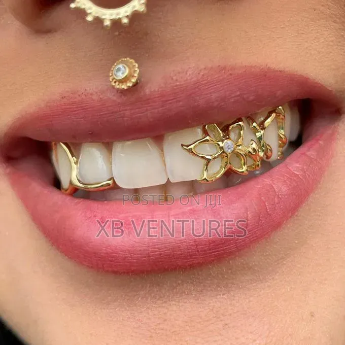 Gold Tooth Teeth Grillz Caps for Women/Ladies/Girls