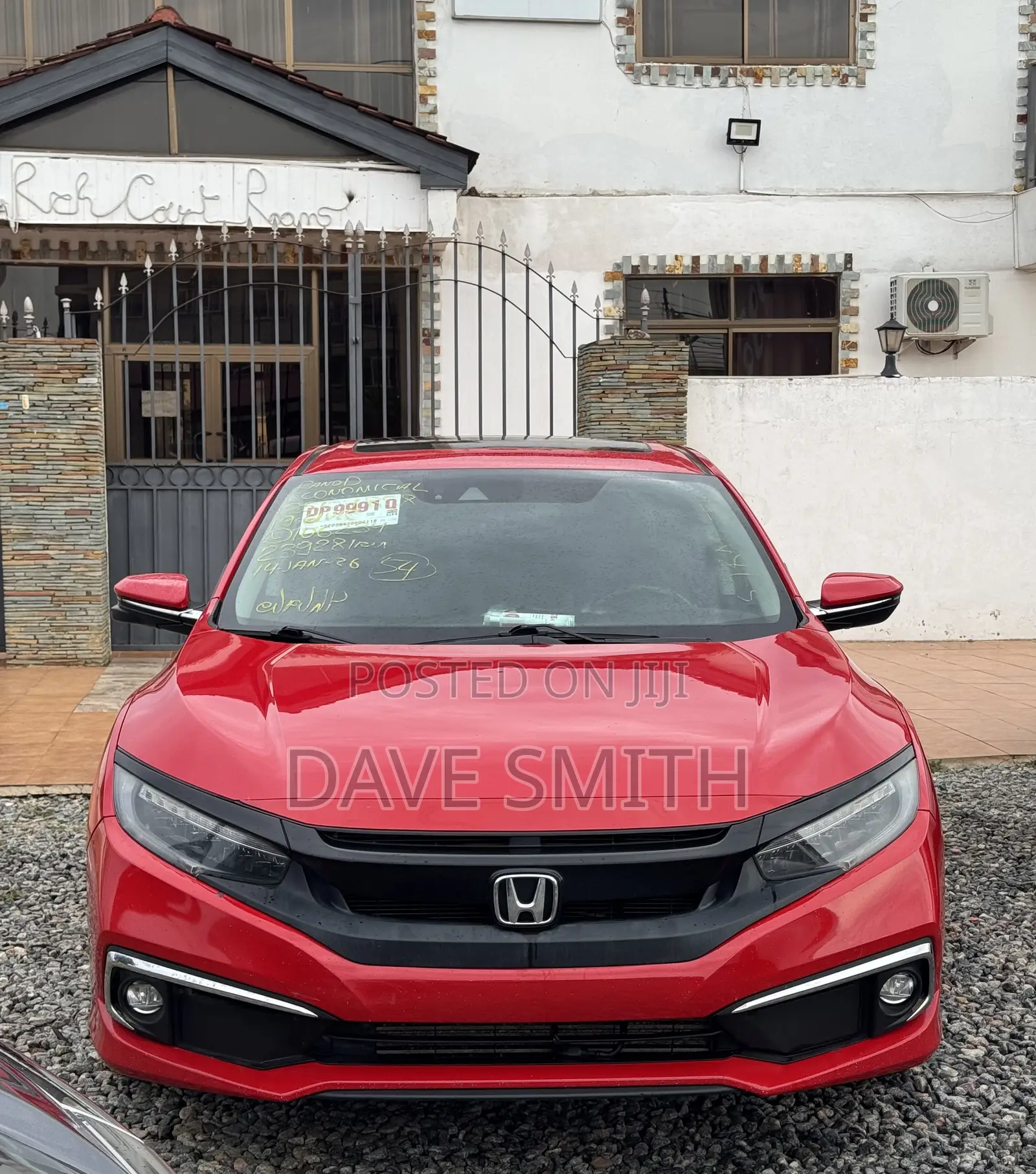 Honda Civic Touring Sedan 2019 Red