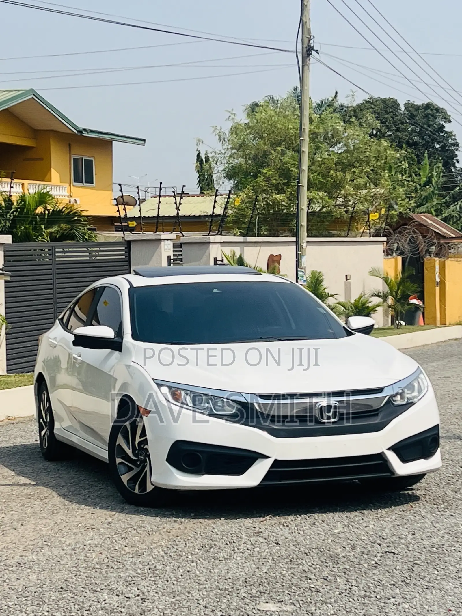 Honda Civic EX 4dr Sedan (2.0L 4cyl) 2017 White