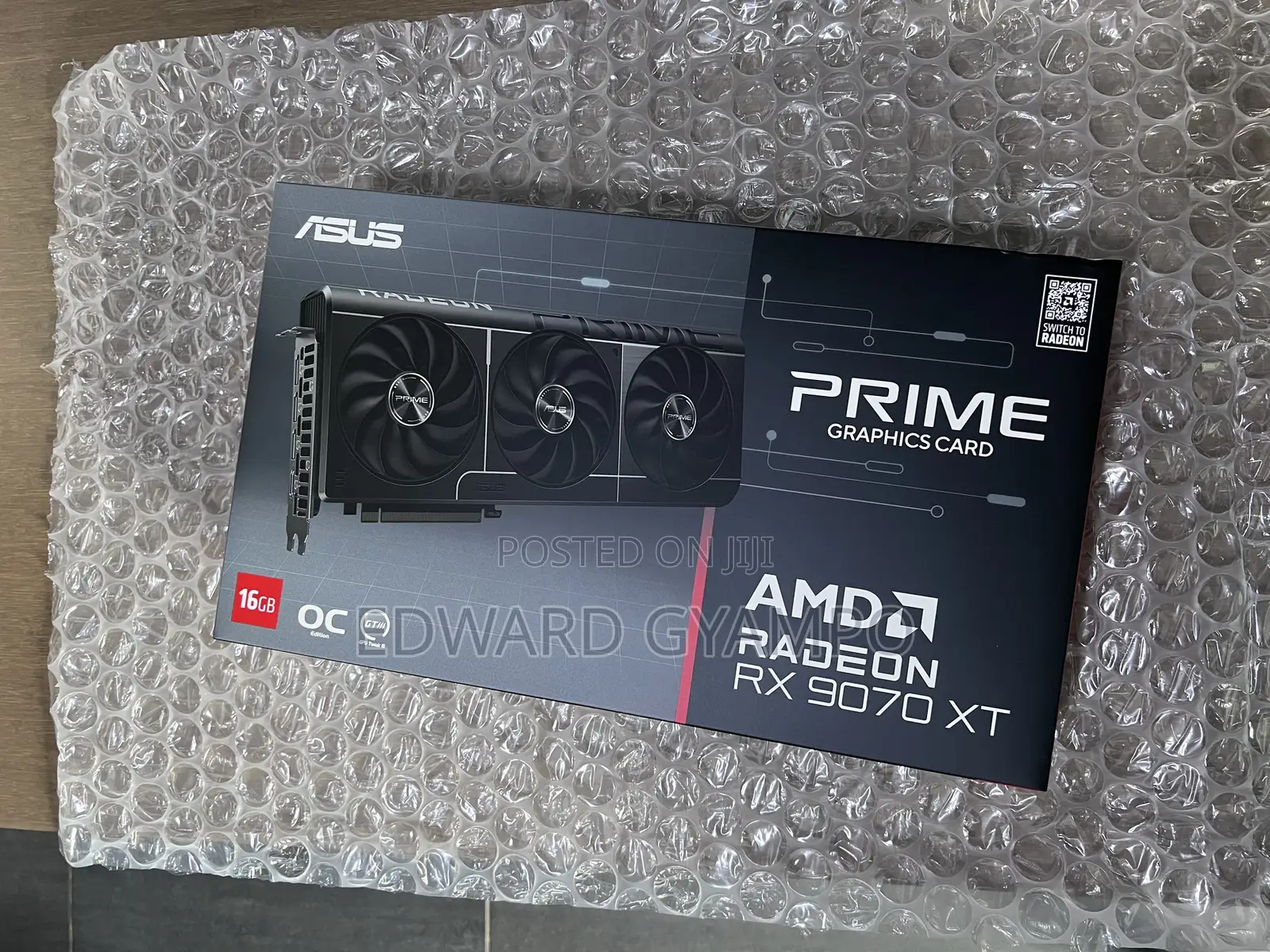 Asus Prime Radeon Rx 9070 Xt 16gb Oc Edition, Brand New Sealed