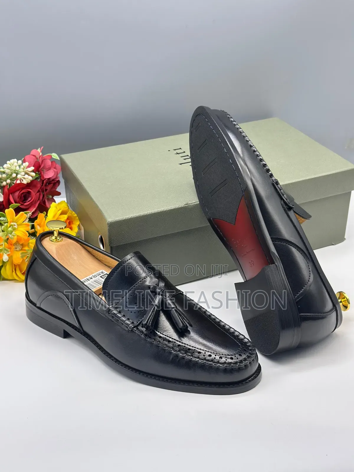 Berluti Ring My Bell Penny Loafers Shoes Size 39/46 Black