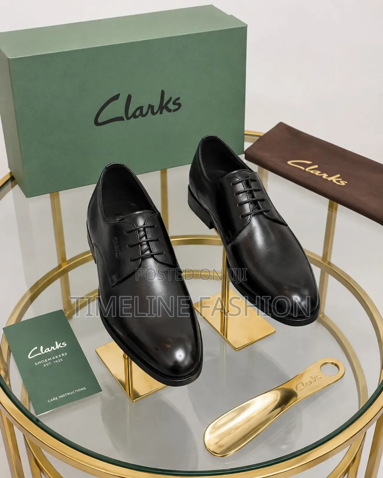 Exclusive Handmade Clark's Men's Leather Shoes