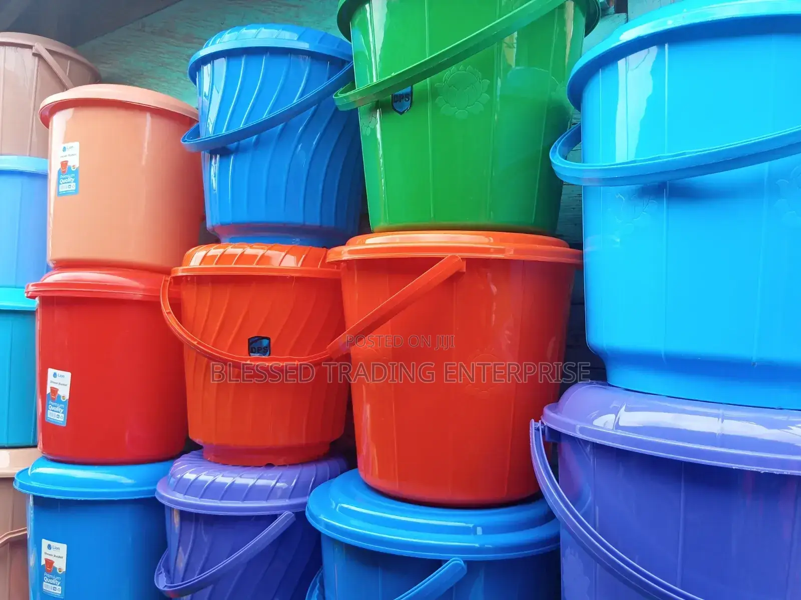 Plastic Buckets and Bowls