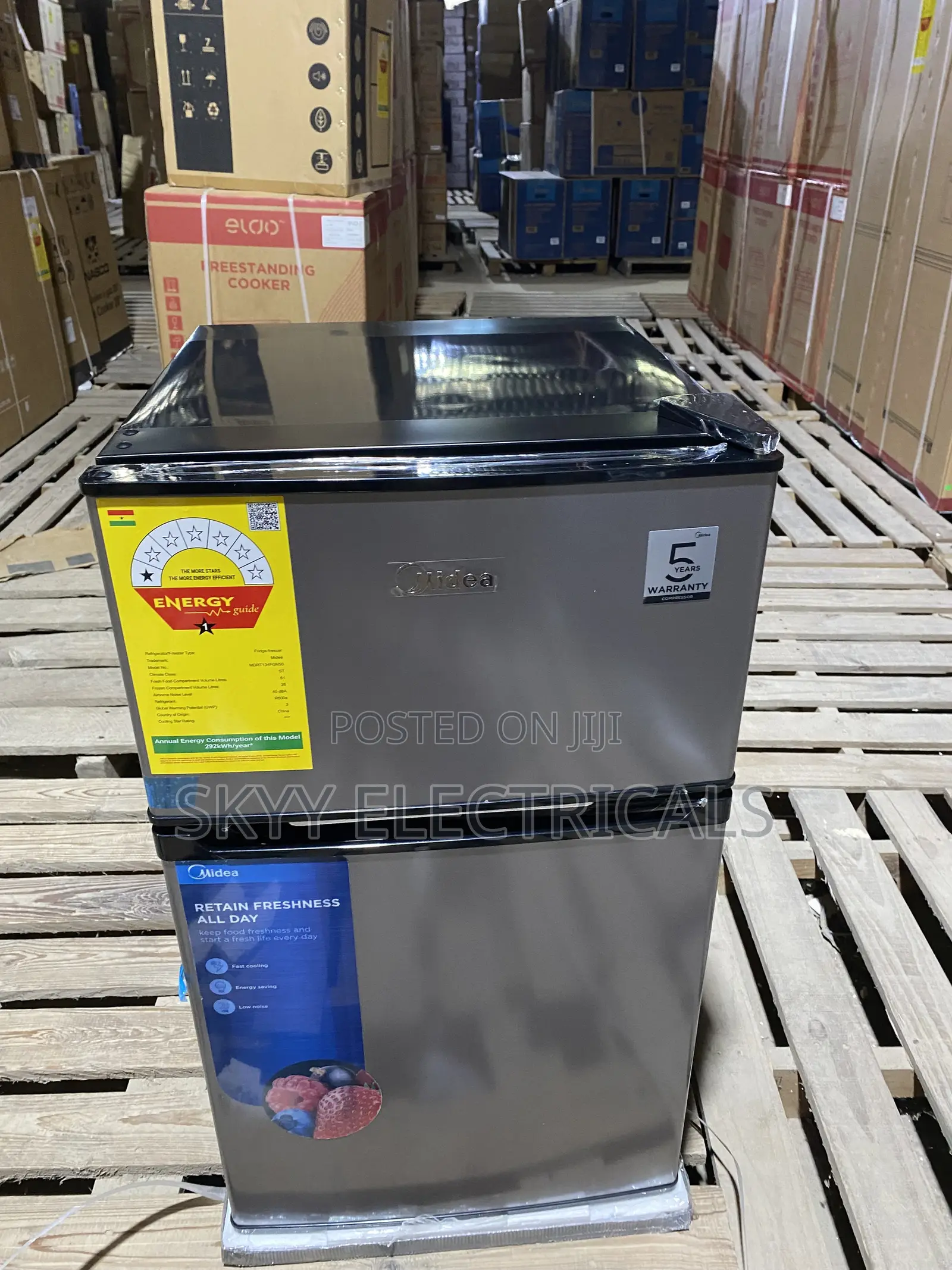 Midea Table Top 90 Liters Bouble Door Fridge