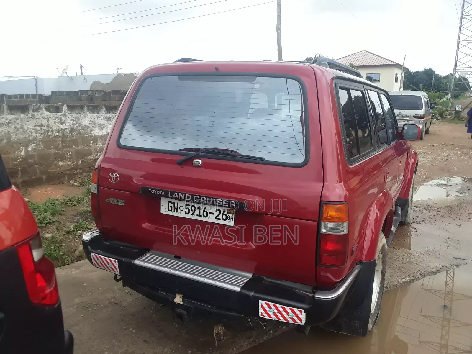 Toyota Land Cruiser 2004 Red