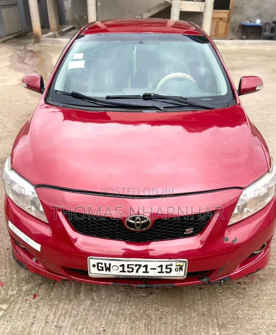 Toyota Corolla S 4dr Sedan (1.8L 4cyl 4A) 2009 Red