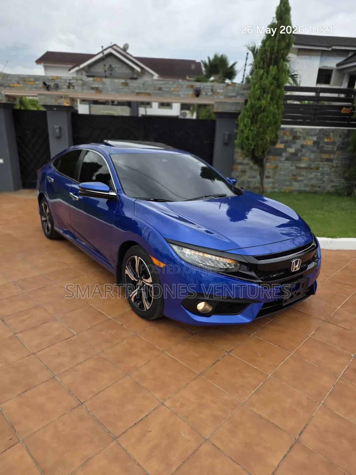 Honda Civic Touring Sedan 2018 Blue