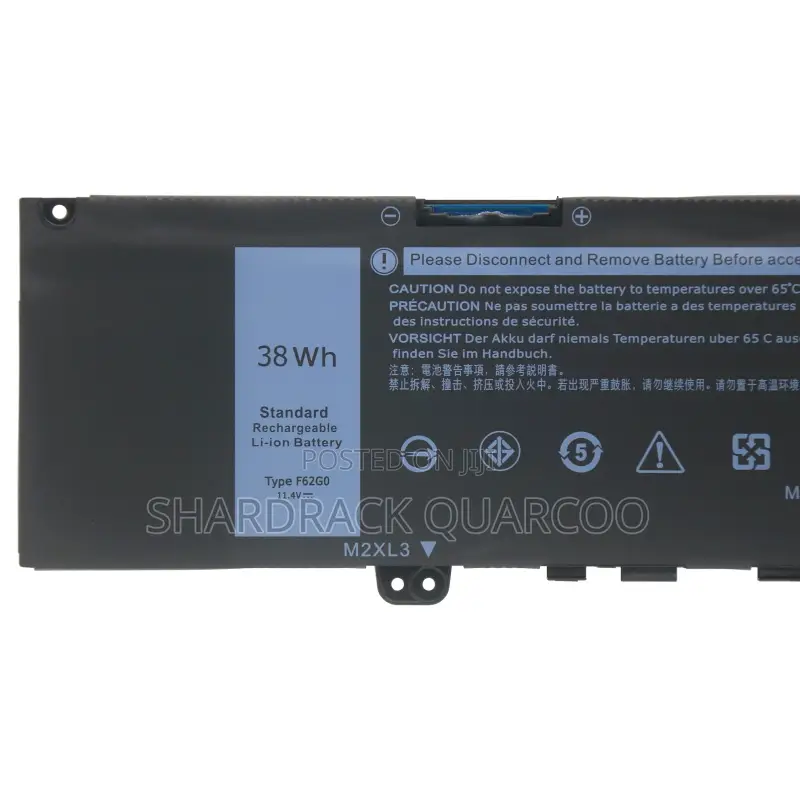F62g0 Battery For Dell Inspiron 13 7386 2-in-1 5370 7370 7380 7373