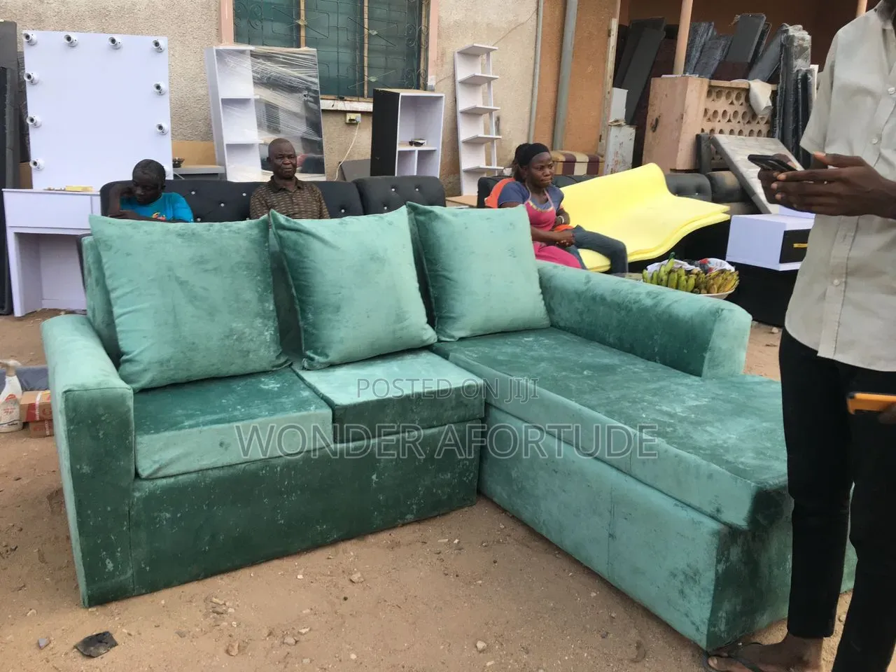 2 in 1 L Shape Chair