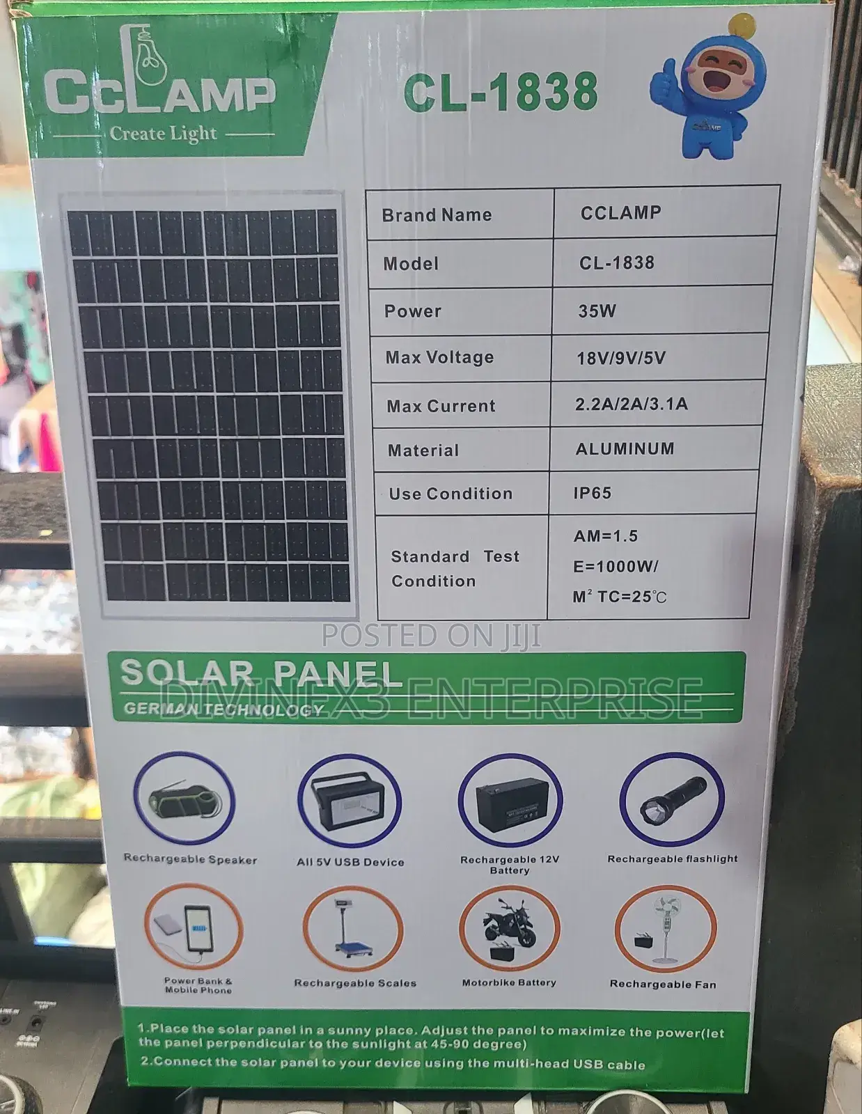 35w Solar Panel