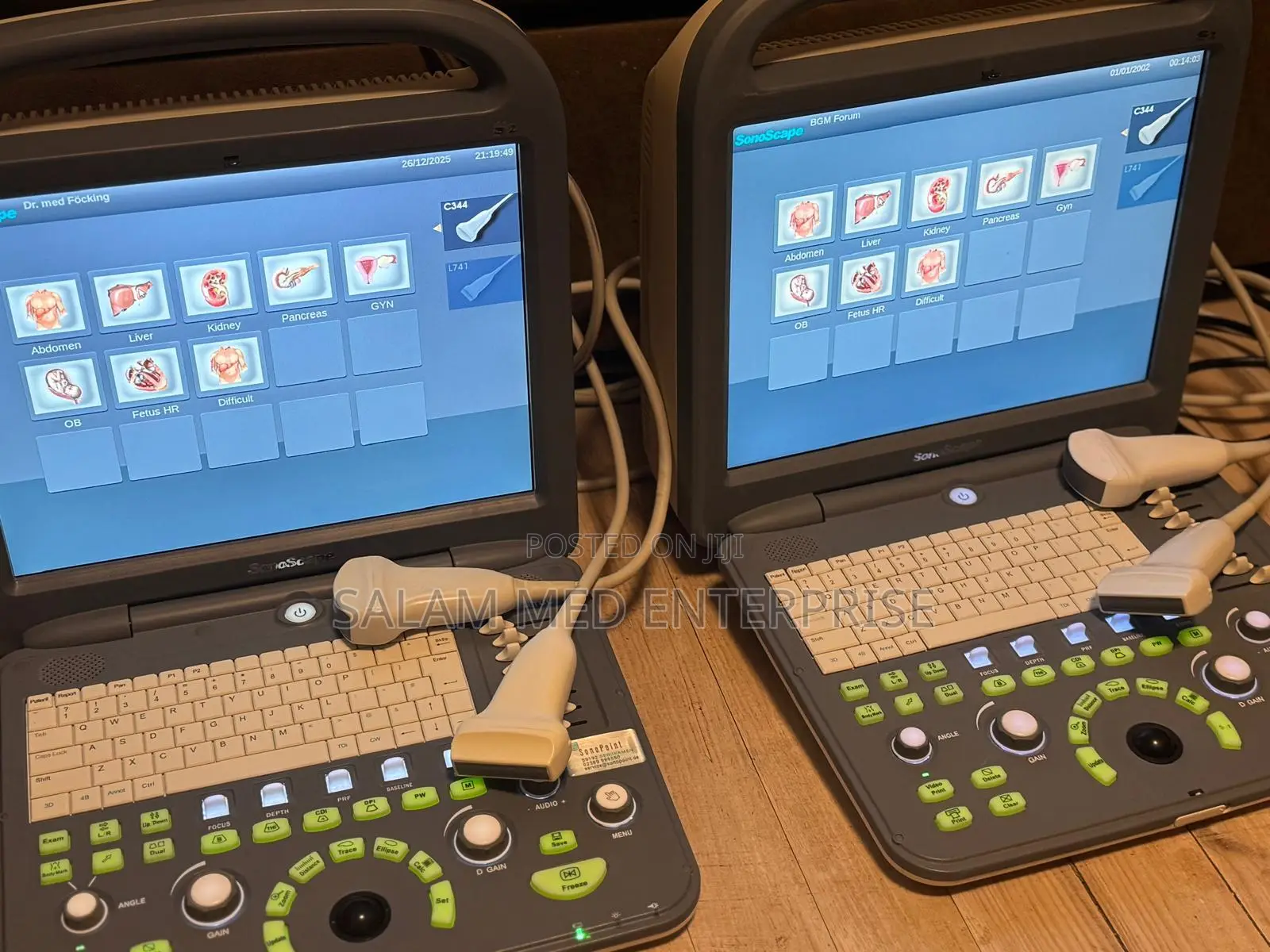 Sonoscape S2 Color Doppler Mobile Ultrasound Machine